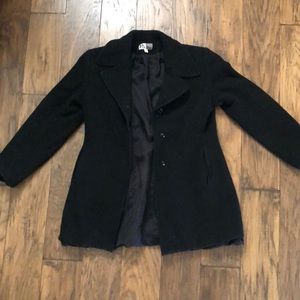 black pea coat